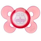Chicco varalica fizio silikon 6-16m 1/1 0%bpa-roze udobnost, crvena | ePonuda.com