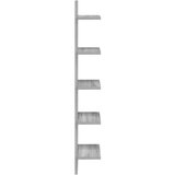  Zidna polica Siva Sonoma 22 x 15 x 100 cm Konstruirano drvo - Siva Sonoma 1 22 x 15 x 100 cm (5 etaža) | shoptok.hr
