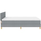  s opruga kutije Svijetlo siva 140 x 190 cm tkanina | shoptok.hr