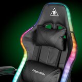  Kruger&Matz GX-150 gejmerska stolica crna LED masaža sa 7 točaka | shoptok.hr