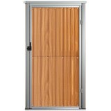  Vrtno spremište smeđe 88 x 89 x 161 cm od pocinčanog čelika | shoptok.hr