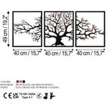 WALLXPERT dekorativni metalni zidni pribor multicolor tree 48 | ePonuda.com