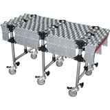 Gura Škarjasta proga z valjčki, dolžina proge 2200 - 8000 mm (izvlečna), širina proge 400 mm, jekleni valjčki | Shoptok.si