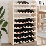  Stalak za vino 72,5 x 25 x 111,5 cm od masivne borovine | shoptok.hr