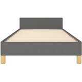  Okvir za krevet bez madraca tamnosivi 90x190 cm od tkanine | shoptok.hr