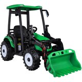 Traktor bager AKU s prikolicom zeleni | Shoptok.si