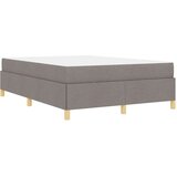 Box spring krevet Taupe i bijela 140 x 190 cm tkanina | shoptok.hr