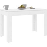  Blagovaonski stol bijeli 120 x 60 x 76 cm konstruirano drvo | shoptok.hr