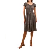 Gemre Green midi dress with ruching Berry Cijene