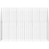  Kavez za zečeve Srebrno 300 x 100 x 210 cm Cinkani čelik | Eponuda.ba