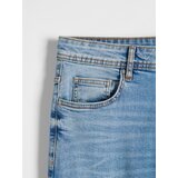 Reserved - Slim traperice isprana izgleda - plava | shoptok.hr