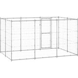  Zunanji pasji boks pocinkano jeklo 7,26 m², (20799146) | Shoptok.si