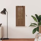 Rolo zavjesa sa zavjesama Smeđa 60 x 160 cm bambus | shoptok.hr