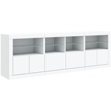  Komoda s LED svjetlima bijela 202x37x67 cm | shoptok.hr