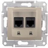 Utičnica 2xRJ45 cat5 STP titan SEDNA | Eponuda.ba