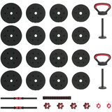  4-u-1 set bućica 30kg Crna i crvena Cement i pijesak od željeza | shoptok.hr