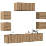  TV omara 7-delna stenski artisan hrast inženirski les, (21703825) | Shoptok.si
