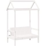  Set dnevnog kreveta s krovom 80x200 cm bijeli borovina | shoptok.hr
