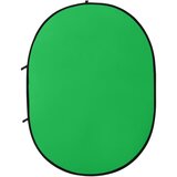  2 u 1 ovalna studijska pozadina zeleno-plava 200 x 150 cm | Eponuda.ba
