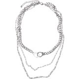 Urban Classics Accessoires Saturn Layering Necklace silver | Shoptok.si