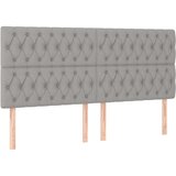  Box spring postelja z vzmetnico svetlo siva 180x200 cm blago, (20788787) | Shoptok.si