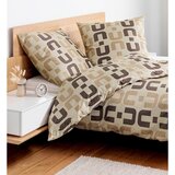Janine POSTELJNINA 135/200 cm mako saten bež | Shoptok.si