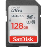 San Disk Spominska kartica Ultra SDXC 128GB UHS‑I 140MB/s (SDSDUNB‑128G‑GN6IN) | Shoptok.si
