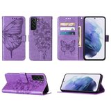 Chameleon Preklopna torbica (WLGO-Butterfly) za Samsung Galaxy S23, vijolična | Shoptok.si