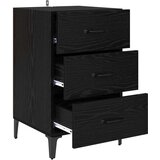  Noćni ormar Crni hrast 40 x 40.5 x 66 cm Konstruirano drvo | Eponuda.com