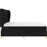 vidaXL Box Spring postelja z vzmetnico Črna 200x200 cm Tkanina, (22051473) | Shoptok.si