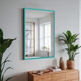knor Stensko ogledalo 52x72 cm Turquoise – | Shoptok.si