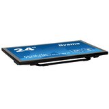 Iiyama Monitor 24" PCAP 10P Touch Screen, 1920x1080, VA panel, Flat Bezel Free Glass Front, DVI, HDMI, Displayport, 215cd/m2 (with touch), USB 2.0-Hub (2xOut), 3000:1 Contrast, 6ms, Built-in Webcam &amp; Microphone - T2435MSC-B2 | Shoptok.si