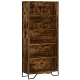 Ormarić za knjige boja dimljenog hrasta 80x31x169 cm drveni | shoptok.hr