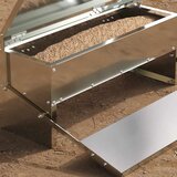 Feeder s nogom za piliće Srebrno 48,5 x 39,5 x 19 cm | Eponuda.com