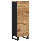  Visoka komoda s 3 vrata 40x33x110 cm od drva manga i željeza | shoptok.hr