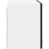 vidaXL Viseča omarica s polico Riga Črna Orehovina 60 x 31 x 40 cm | Shoptok.si