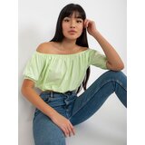 Lily Rose Blouse-EM-BZ-HS-20-257.40X-light green | Shoptok.si
