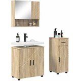  Set namještaja za kupaonicu 3 kom. Sonoma hrast 61 x 35 x 64 cm | shoptok.hr