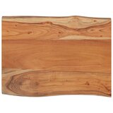 Stolna ploča 50x40x2,5 cm pravokutna bagremovo drvo živi rub | Eponuda.com