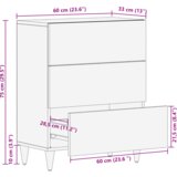 vidaXL Omare za shranjevanje in zaklepanje Rjava 60 x 33 x 75 cm | Shoptok.si