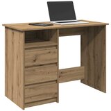 vidaXL Pisalna miza artisan hrast 102x50x75 cm inženirski les | Shoptok.si