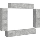 TV ormar 8 pcs Betonski sivi | shoptok.hr