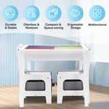 Kinder Home dečiji sto sa 2 stolice, dvostrani, drveni set z | Eponuda.com