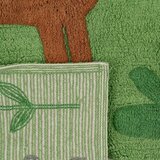 Ixia Zelen pralen bombažen tekač 90x175 cm Animals – | Shoptok.si