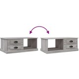  Stolić za kavu boja sivog hrasta 90x50x35 cm konstruirano drvo | shoptok.hr