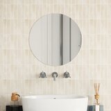  Zidno ogledalo 50 cm okruglo stakleno | shoptok.hr