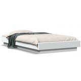 Furnova Posteljni okvir bel 75x190 cm inženirski les, (21934196) | Shoptok.si