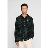 Brandit Men's hooded shirt Iron Maiden Checkshirt Eddy black/green Cene