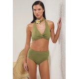 TRENDYOLMILLA Ženski donji deo kupaćeg Tbess25Ba00035, Zeleni Cene