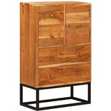  Komoda s ladicama Prirodna 55 x 30 x 90 cm Čvrsto drvo akacije | shoptok.hr